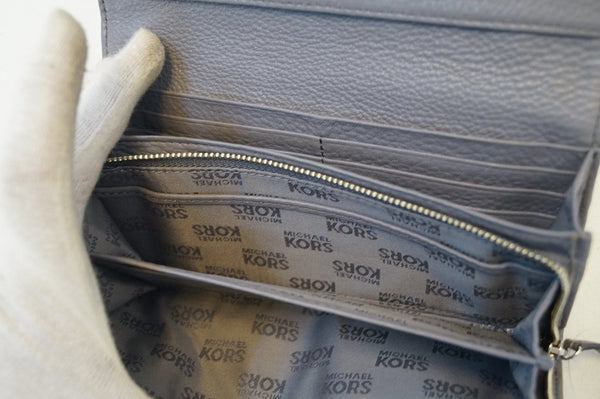 Michael Kors Jet Set Wallet Slim Flap Bag in Gray for sale online