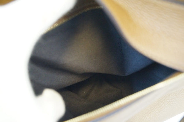 Fendi Pecan Canvas Leather - Fendi Shoulder Bag - inside view
