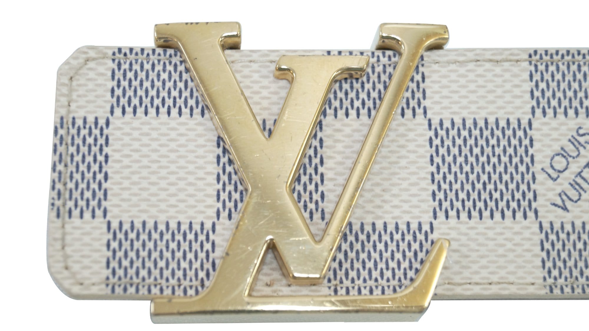 Louis Vuitton Belt Initials Damier Azur Canvas – l'Étoile de Saint Honoré