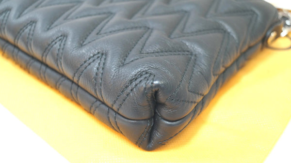 Valentino By Mario Valentino Vanille Studs Leather Shoulder Bag 