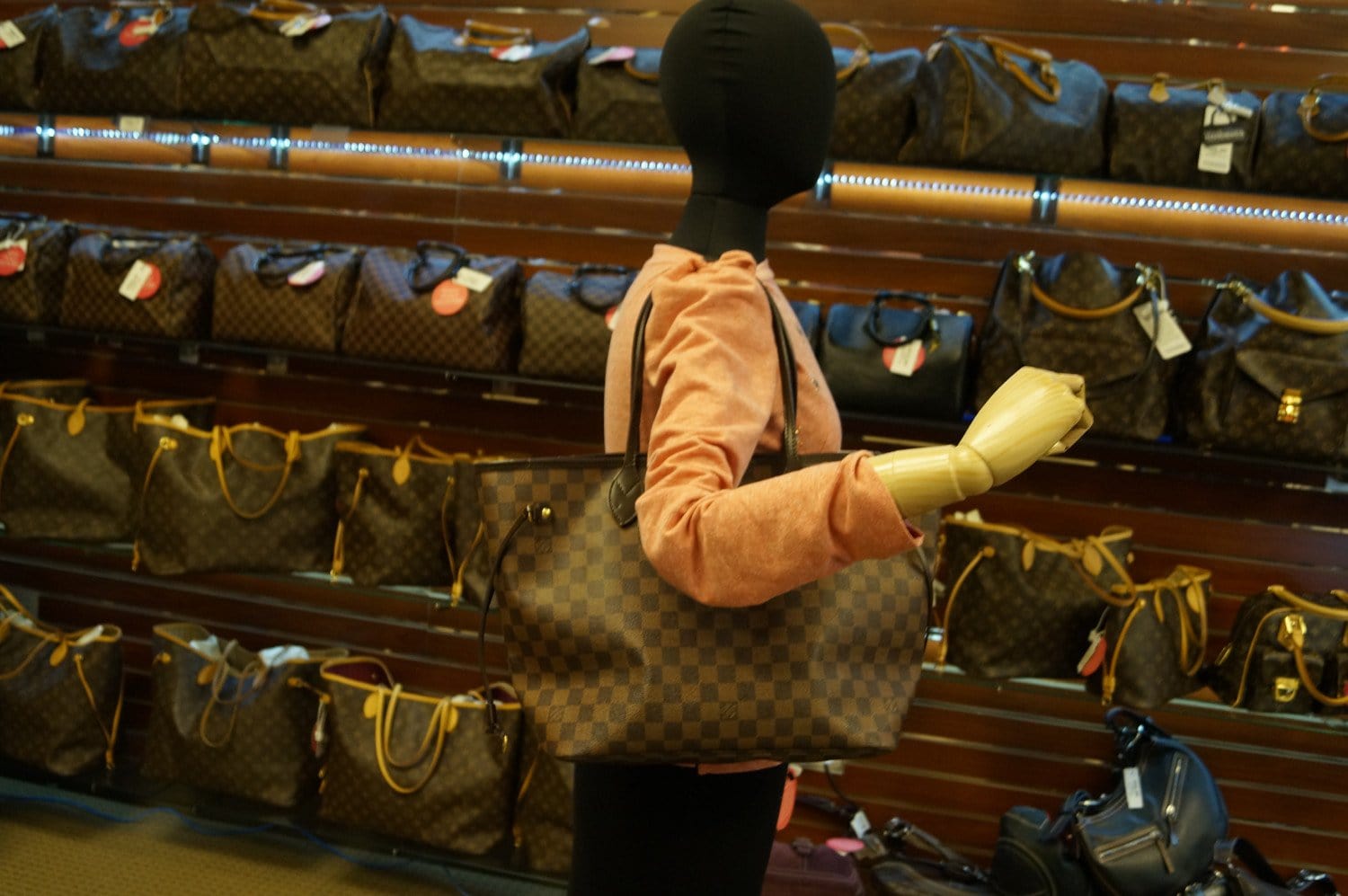 Louis Vuitton Damier Ebene Tote Bag