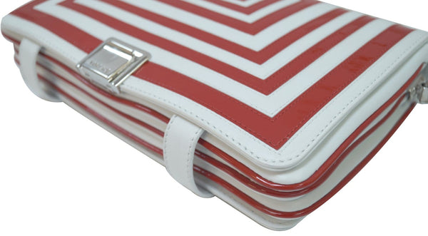  Versace Flap Shoulder Bag Leather for Women - corner view