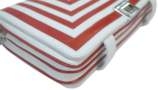  Versace Flap Shoulder Bag Leather for Women - left view 