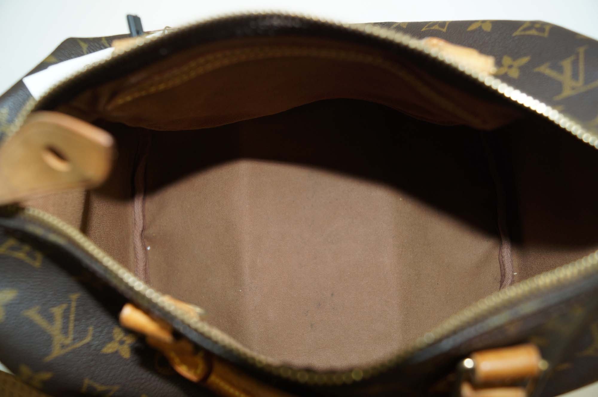 Speedy 30 Damier Ebene – Keeks Designer Handbags