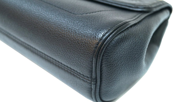 LOUIS VUITTON Black Monogram Empreinte Leather St Germain Bag