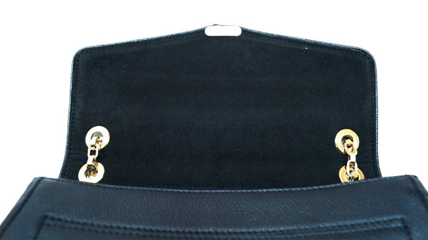 LOUIS VUITTON Black Monogram Empreinte Leather St Germain Bag