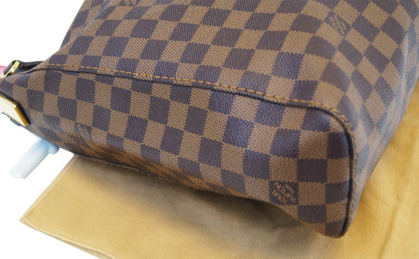 LOUIS VUITTON Damier Ebene Portobello PM Shoulder Handbag