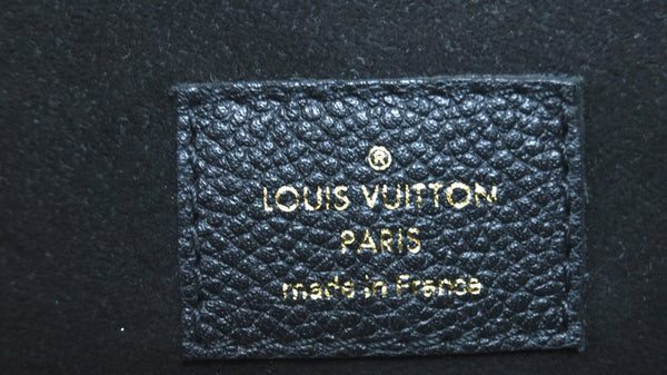 LOUIS VUITTON Black Monogram Empreinte Leather St Germain Bag