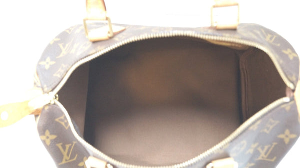 LOUIS VUITTON Monogram Canvas Speedy 30 Satchel Bag