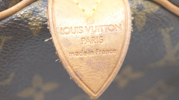 LOUIS VUITTON Monogram Canvas Speedy 30 Satchel Bag