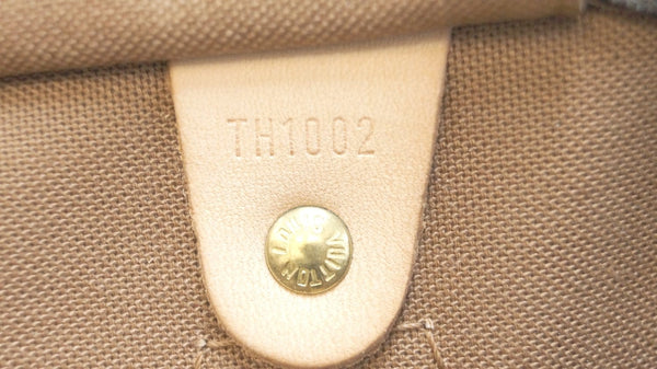 LOUIS VUITTON Monogram Canvas Speedy 30 Satchel Bag