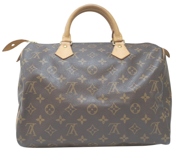 LOUIS VUITTON Monogram Canvas Speedy 30 Satchel Bag