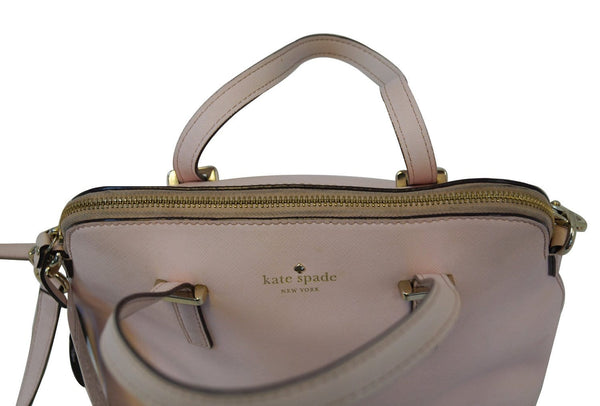 Kate Spade Cedar Street Satchel Bag Saffiano Leather - zip
