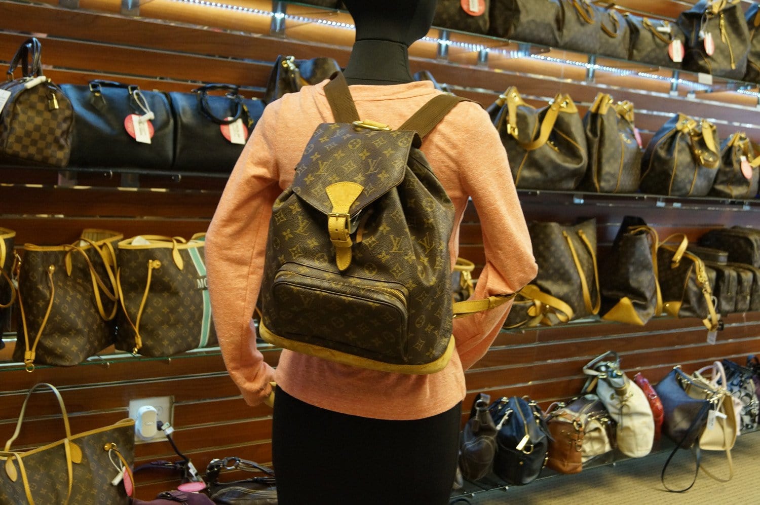 Louis Vuitton Lv Backpack Bag Montsouris