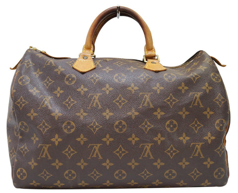 LOUIS VUITTON Monogram Canvas Speedy 35 Satchel Bag