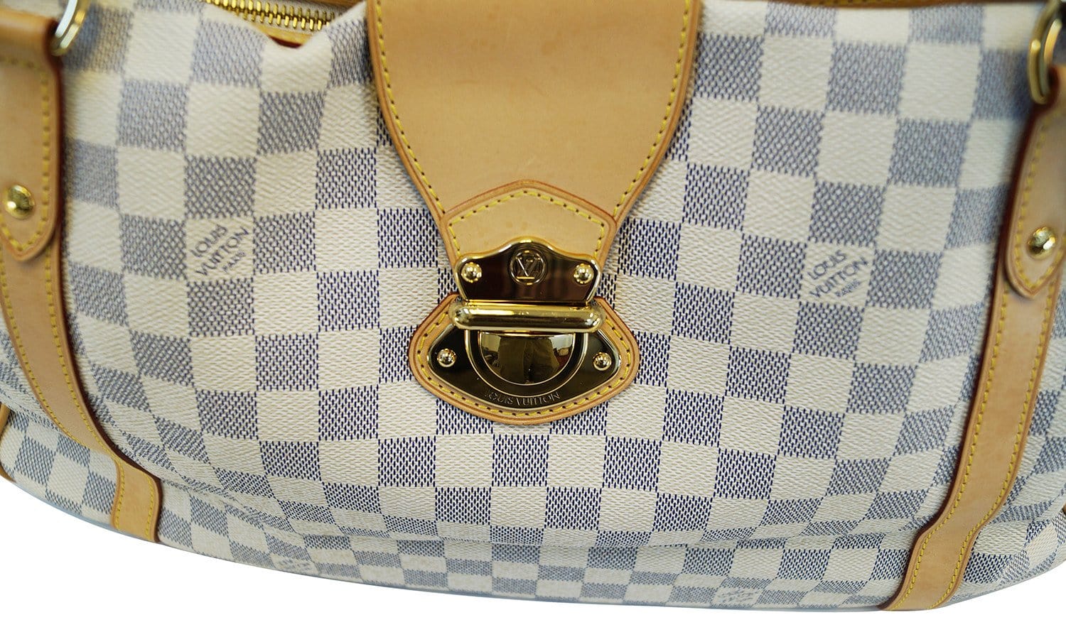 Louis Vuitton Damier Azur GM Stresa Shoulder Handbag LV-B0504P