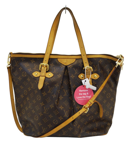 LOUIS VUITTON Monogram Palermo GM Tote Shoulder Bag