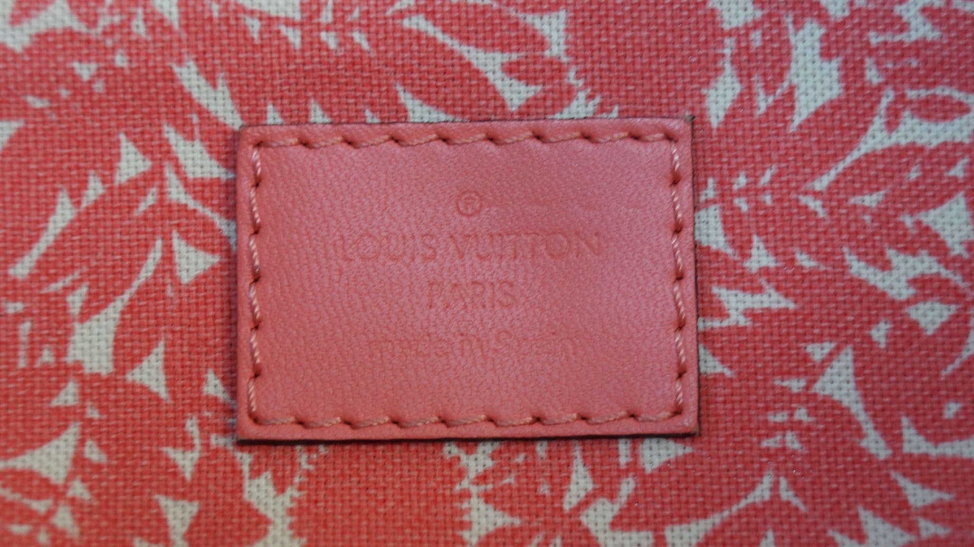 Louis Vuitton Articles de Voyage Beach Cabas Printed Canvas PM Pink