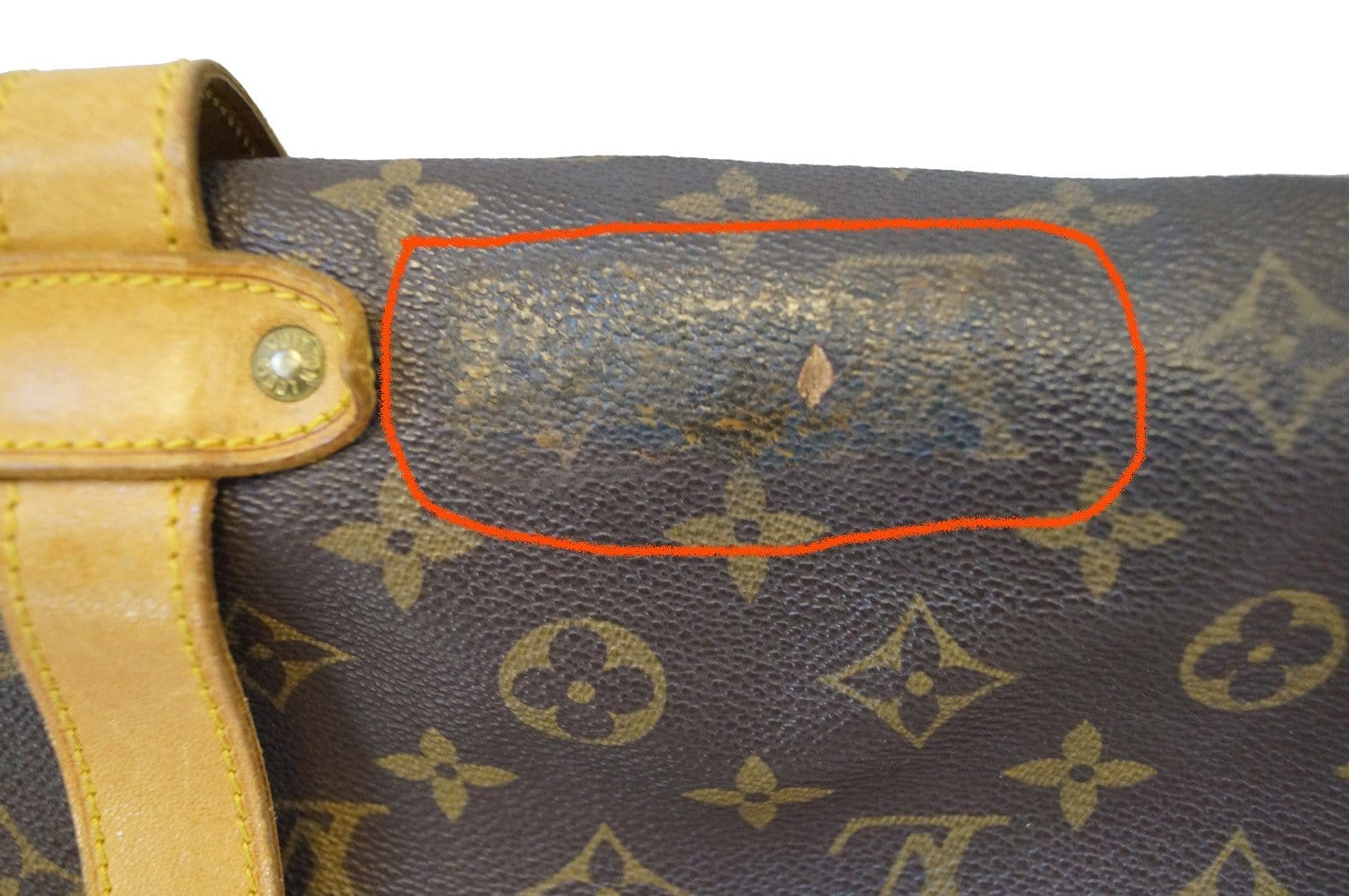 My Repaired Louis Vuitton Saumur 43!! Yes This Is The Second One That I  Have Had Repaired! 