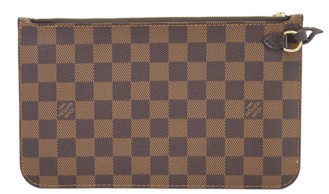 LOUIS VUITTON Damier Ebene Wristlet Pouch Clutch