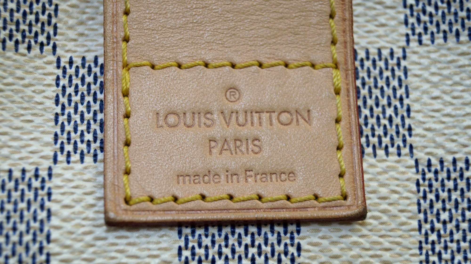 Louis Vuitton Damier Azur Salina GM Shopper Bag White