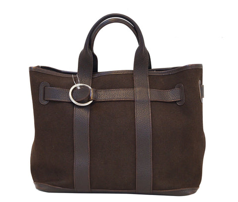 HERMES Dark Brown Ceinture PM Tote Bag - Final Call