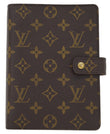 LOUIS VUITTON Monogram Agenda MM Day Planner Cover