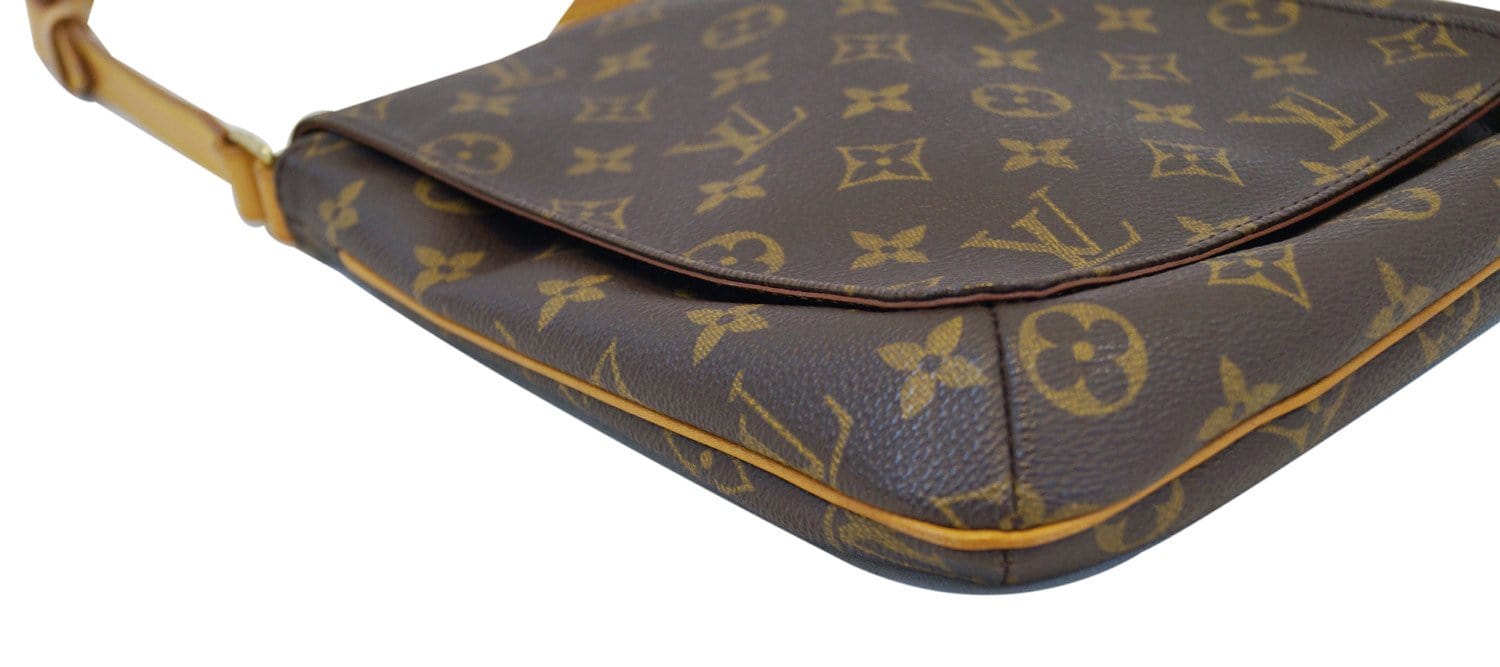 Louis Vuitton // Burgundy & Brown Monogram Mirage Musette Bag