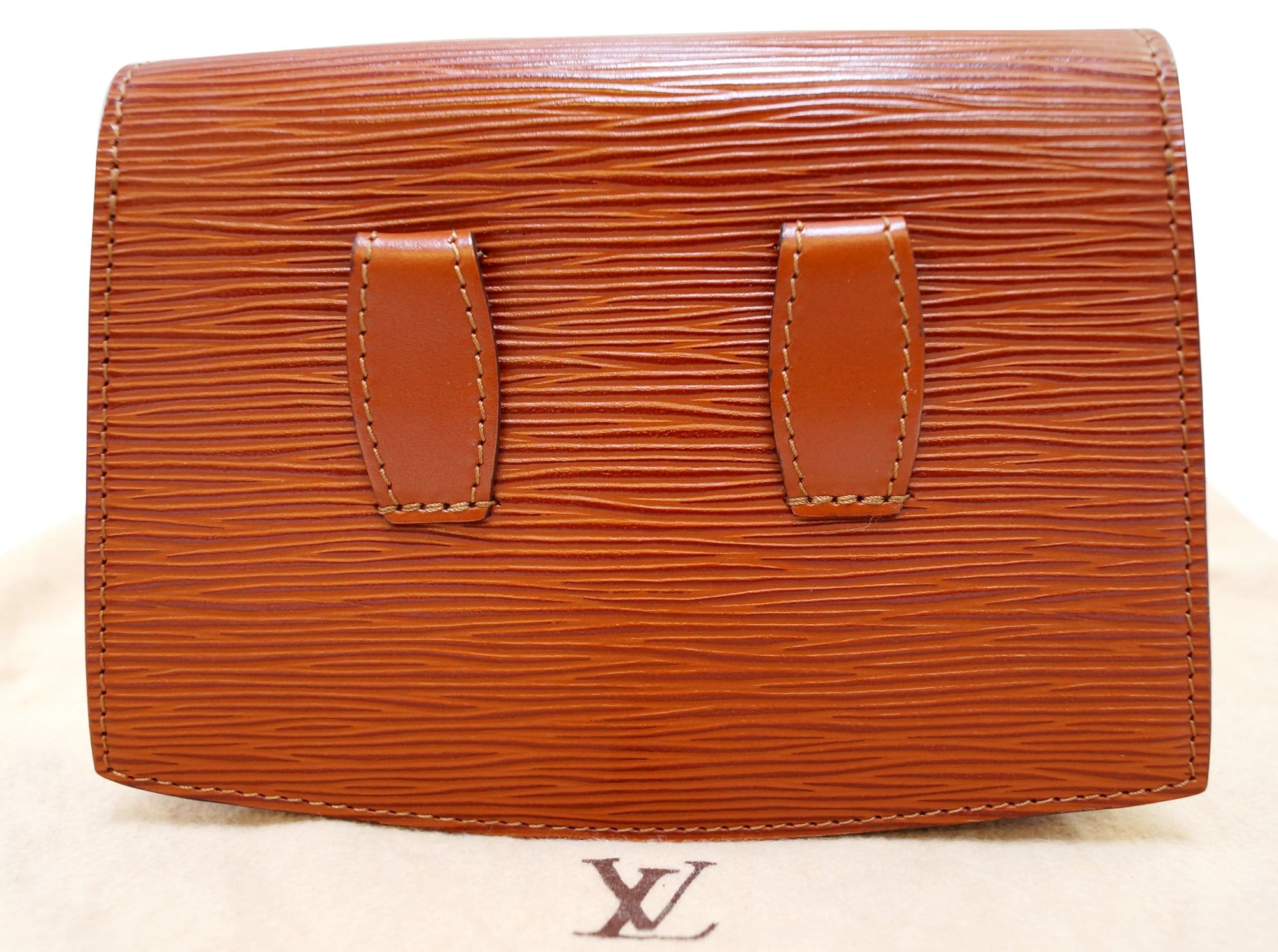 Louis Vuitton Louis Vuitton Red Epi Leather Ceinture Classique Belt