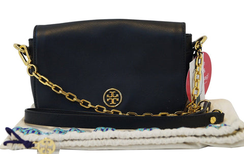 Tory Burch Robinson Chain Mini Crossbody Leather Bag