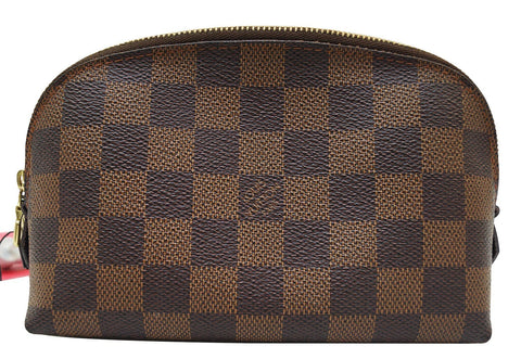 LOUIS VUITTON Damier Ebene Pochette Cosmetic Pouch
