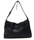 GUCCI Black Leather Horsebit Shoulder Bag 101975