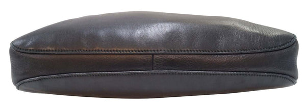 GUCCI Black Leather Horsebit Shoulder Bag 101975