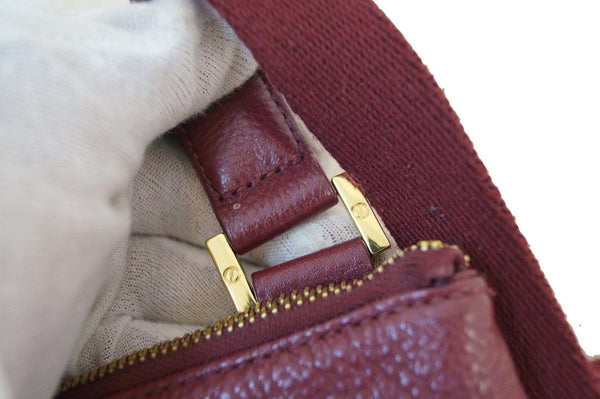 Tory Burch Maroon Crossbody Leather Bag E2849