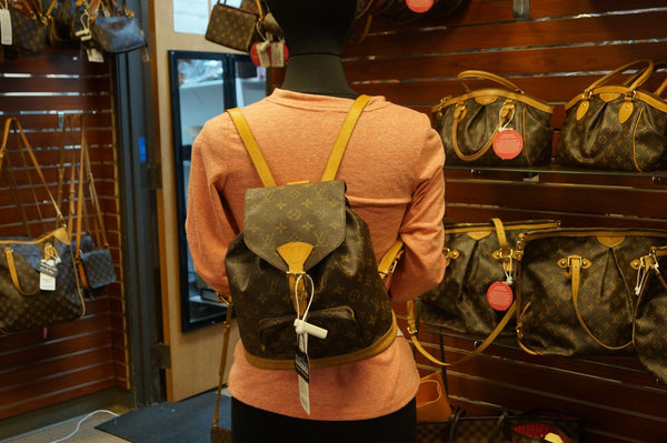 LOUIS VUITTON Backpack Bag Monogram Montsouris MM  