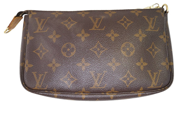 LOUIS VUITTON Monogram Canvas Pochette Accessoires Long Shoulder Pouch