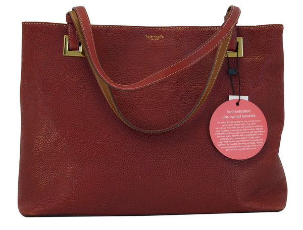 Kate spade Red Pebbled Leather Shoulder Bag TT390