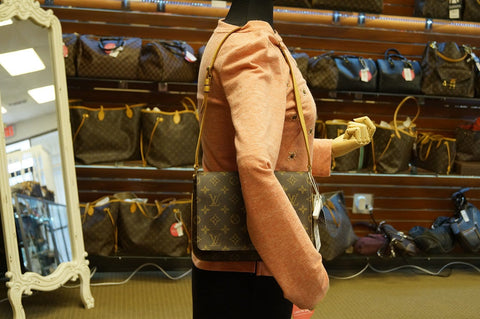 LOUIS VUITTON Monogram Musette Tango Shoulder Bag