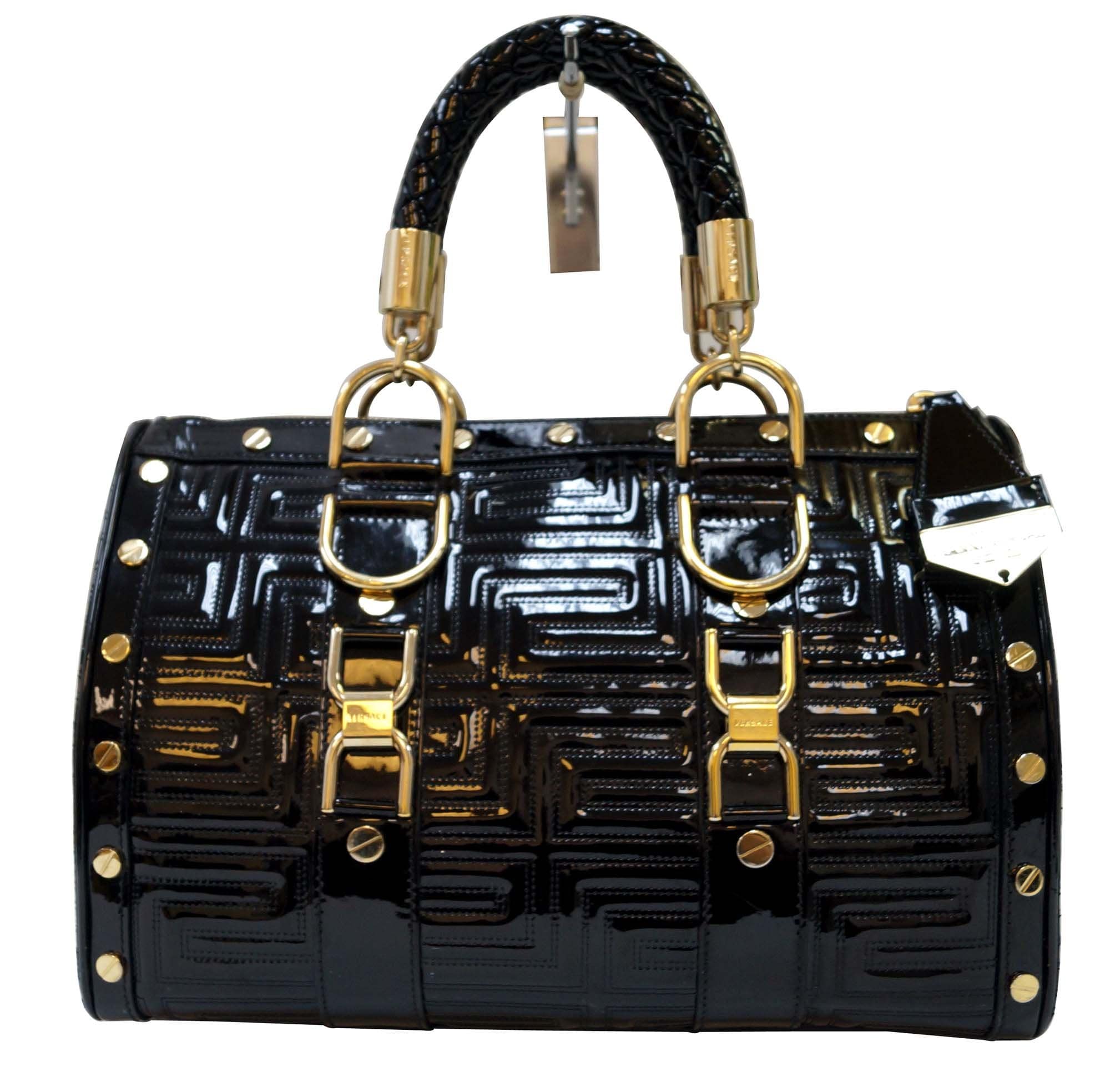 Gianni Versace Patent Leather Couture MADONNA Snap Out Of It Bag