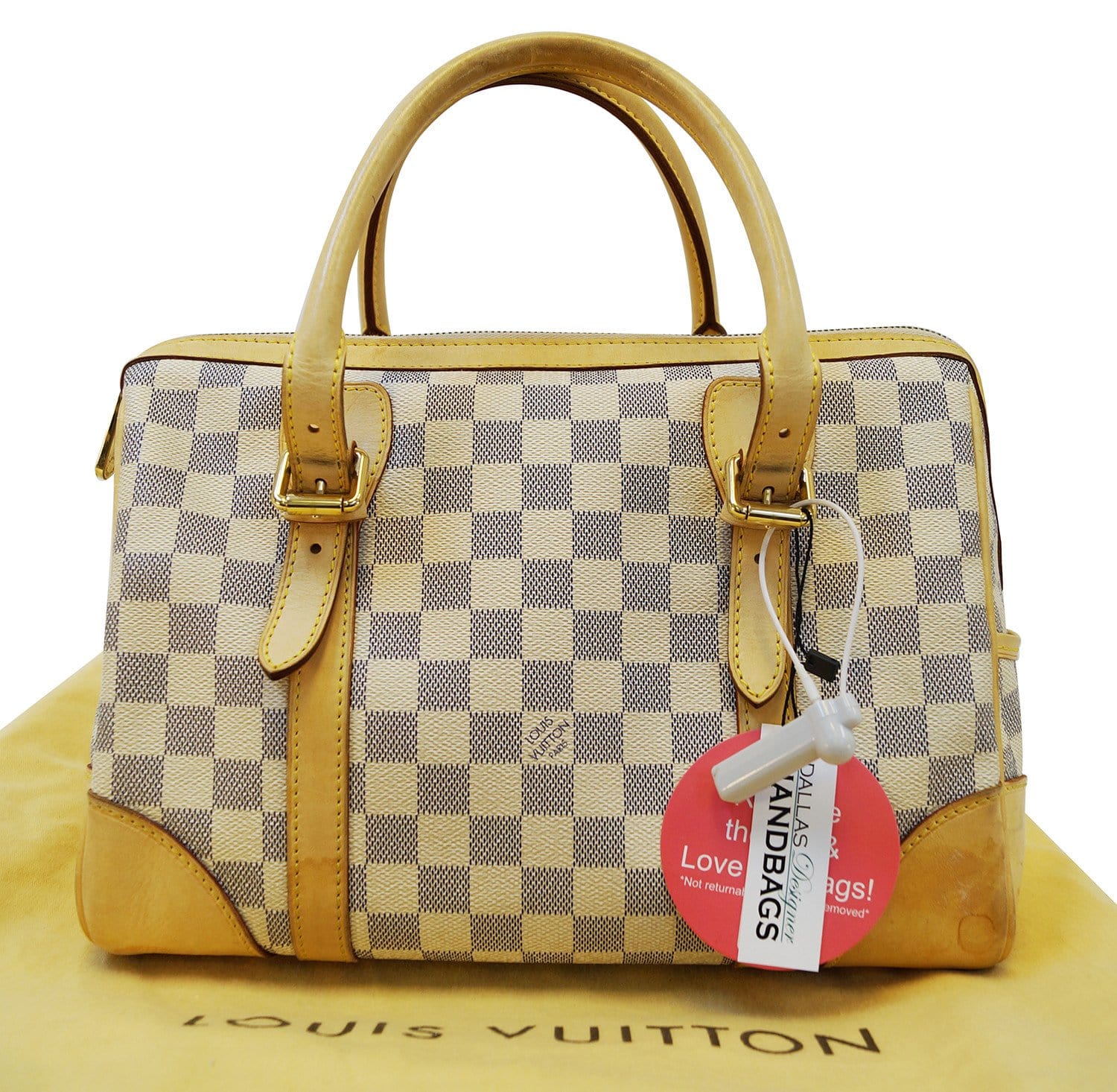 Louis Vuitton Damier Azur Berkeley Bag GORGEOUS – Lemon Tree Goods