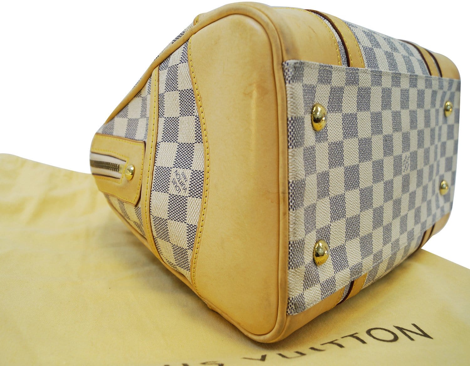 Louis Vuitton Damier Azur Berkeley Bag  Rent Louis Vuitton Handbags for  $55/month
