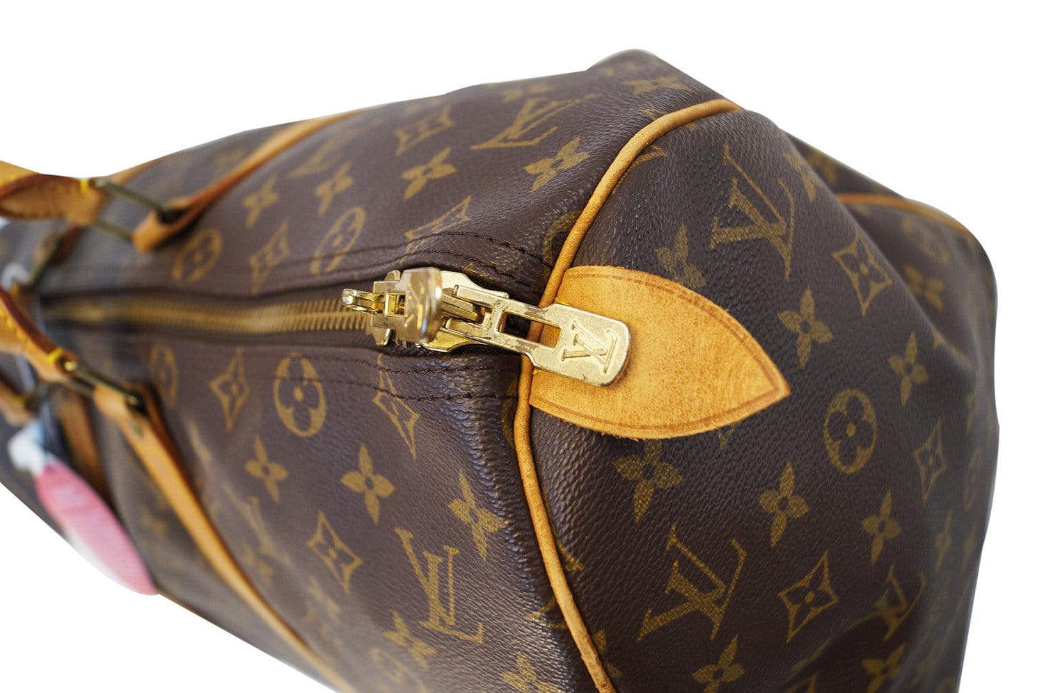 Louis Vuitton, A vintage French Louis Vuitton travel/overnight bag