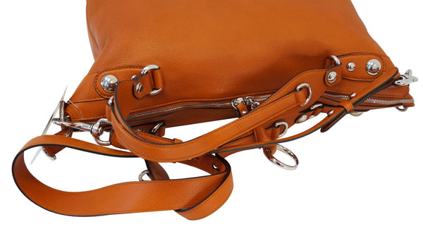 Gucci Icon Bit - Gucci Hobo Bag Orange Pebbled Leather - strap