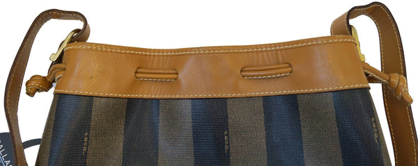 FENDI PVC Leather Brown Shoulder Bag