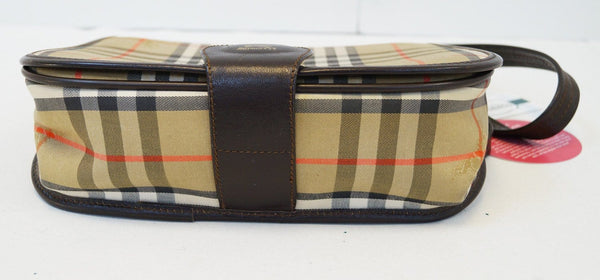 Burberry Shoulder Bag - Burberry Nova Check Bag Canvas Beige strip