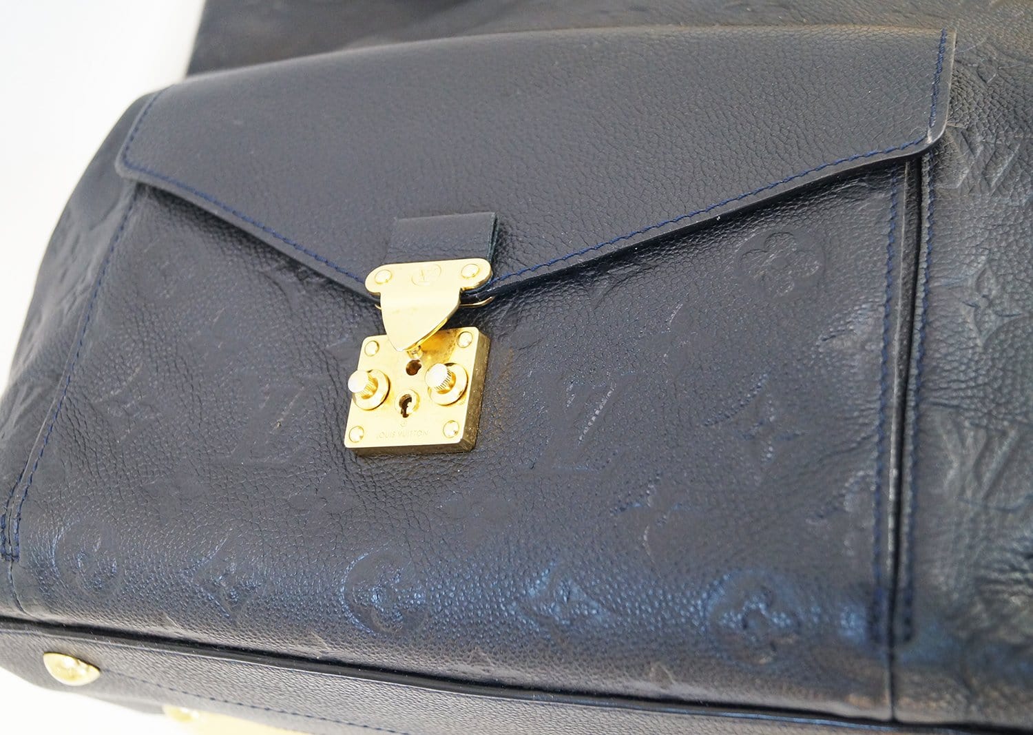 LOUIS VUITTON Metis Hobo Handbag Monogram Shoulder Strap LV Large Tote  +Dust Bag