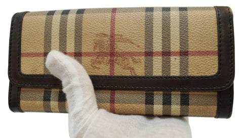 BURBERRY Haymarket check Wallet
