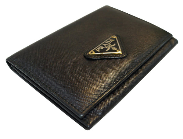 Prada Saffiano Leather Black Wallet