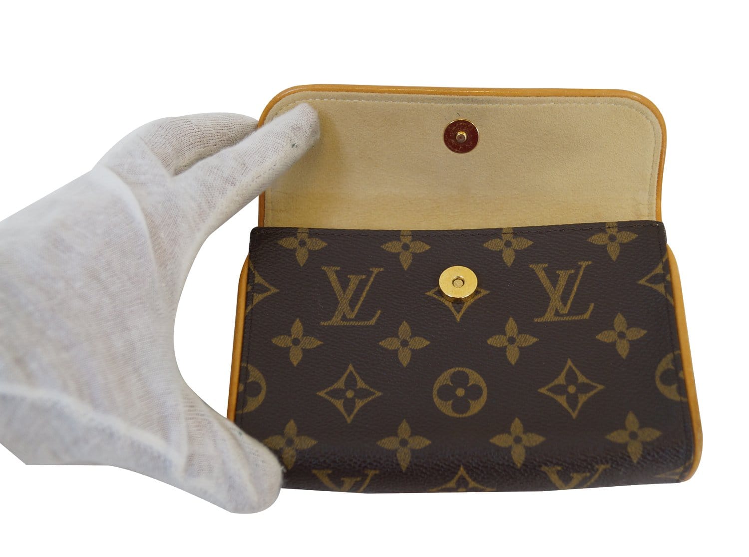 LOUIS VUITTON Monogram Pochette Florentine Waist bag M51855 LV Auth fm2179  Cloth ref.888513 - Joli Closet