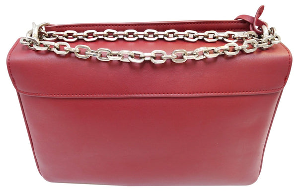 PRADA Petalo Saffiano Lux Leather Chain Shoulder Crossbody Bag